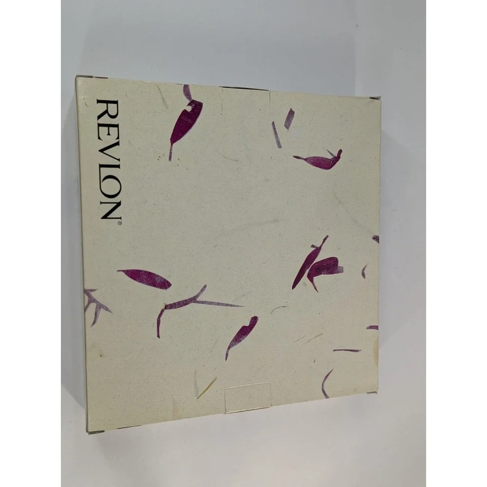 NIB 90s😍Vintage Revlon Styling Set Hair Brushes & Combs Purple Mirror Gift Set